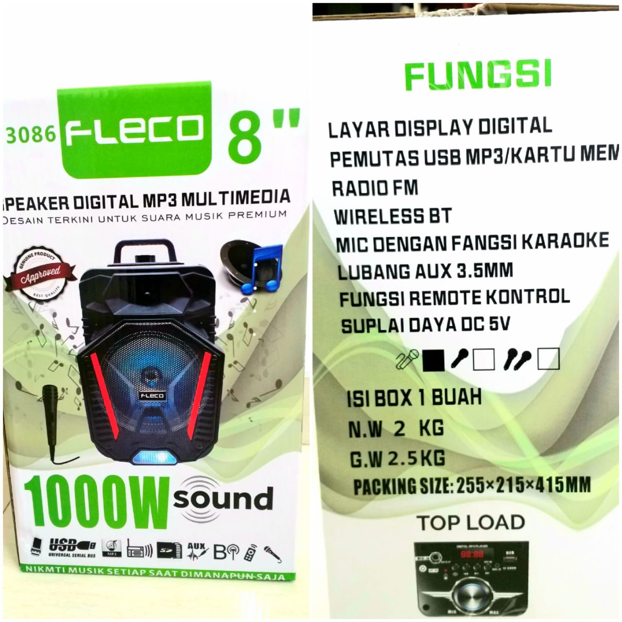 SPEAKER FLECO F-3086
